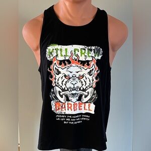 Kill Crew Barbell tank, men’s, black, XL, limited release